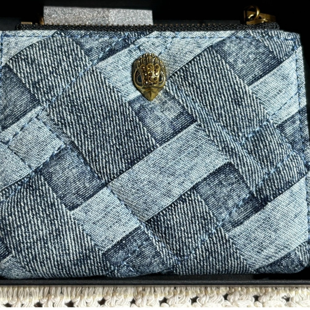 Kurt Geiger mini denim purse